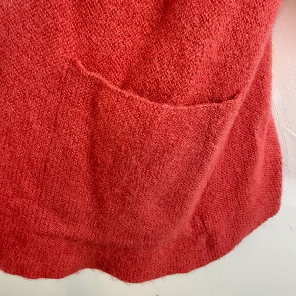 Peruvian Connection Short Sleeve Open Front Alpaca Sweater Pink Women’s S - Picture 4 of 9